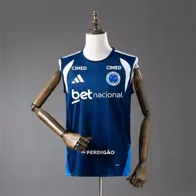 2026/27 Cruzeiro Training All sponsors - Dark Blue Vest Jersey S-4XL