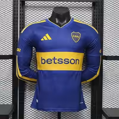 2026/27 Boca Juniors Home Long Sleeve Jersey（Player Version）S-2XL