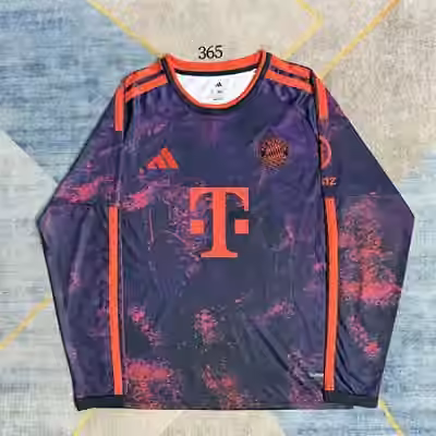 2026/27 Bayern Third Away Long sleeves Jersey S-4XL